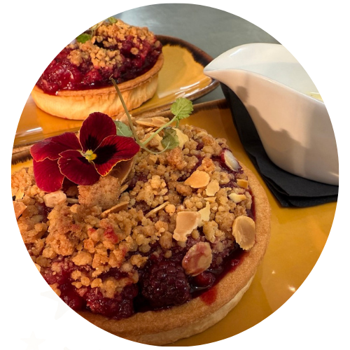 Winte Berry Crumble Tart