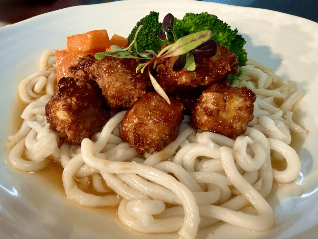 Teriyaki Tofu Udon Noodles