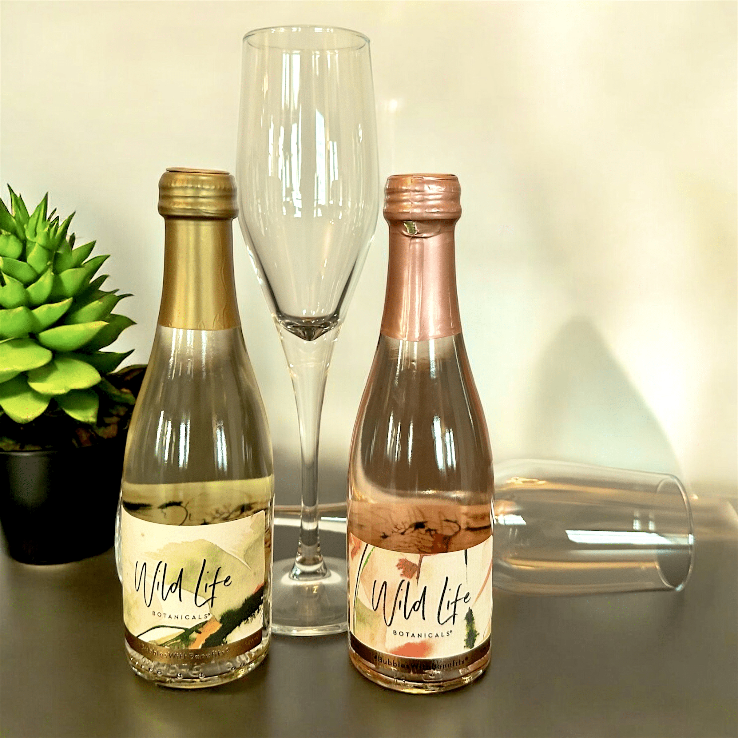 Wildlife sparkling wines