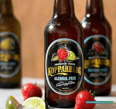 0% Cider Kopparberg alcohol free strawberry cider 
